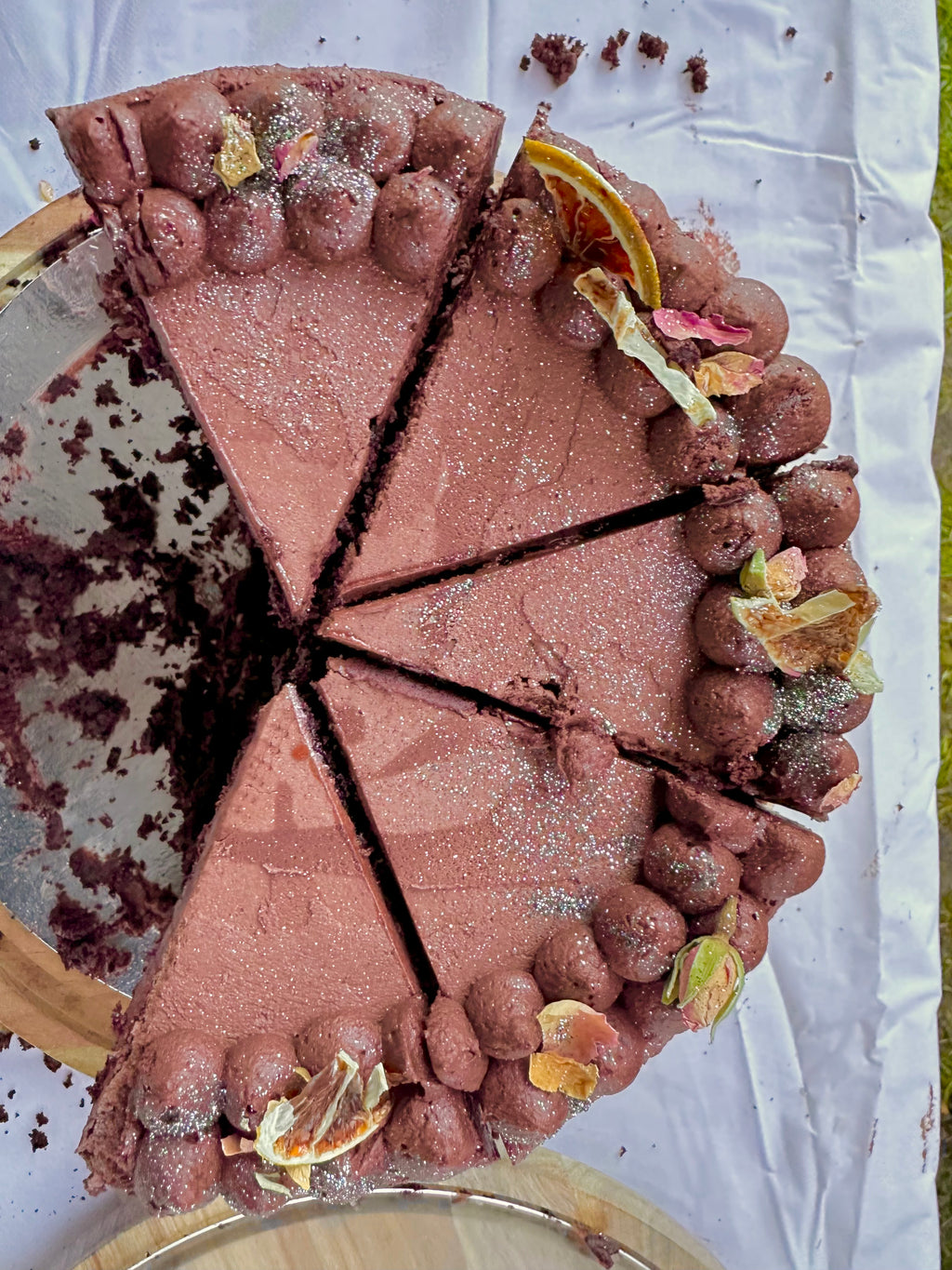 Chocolate Cake by slice