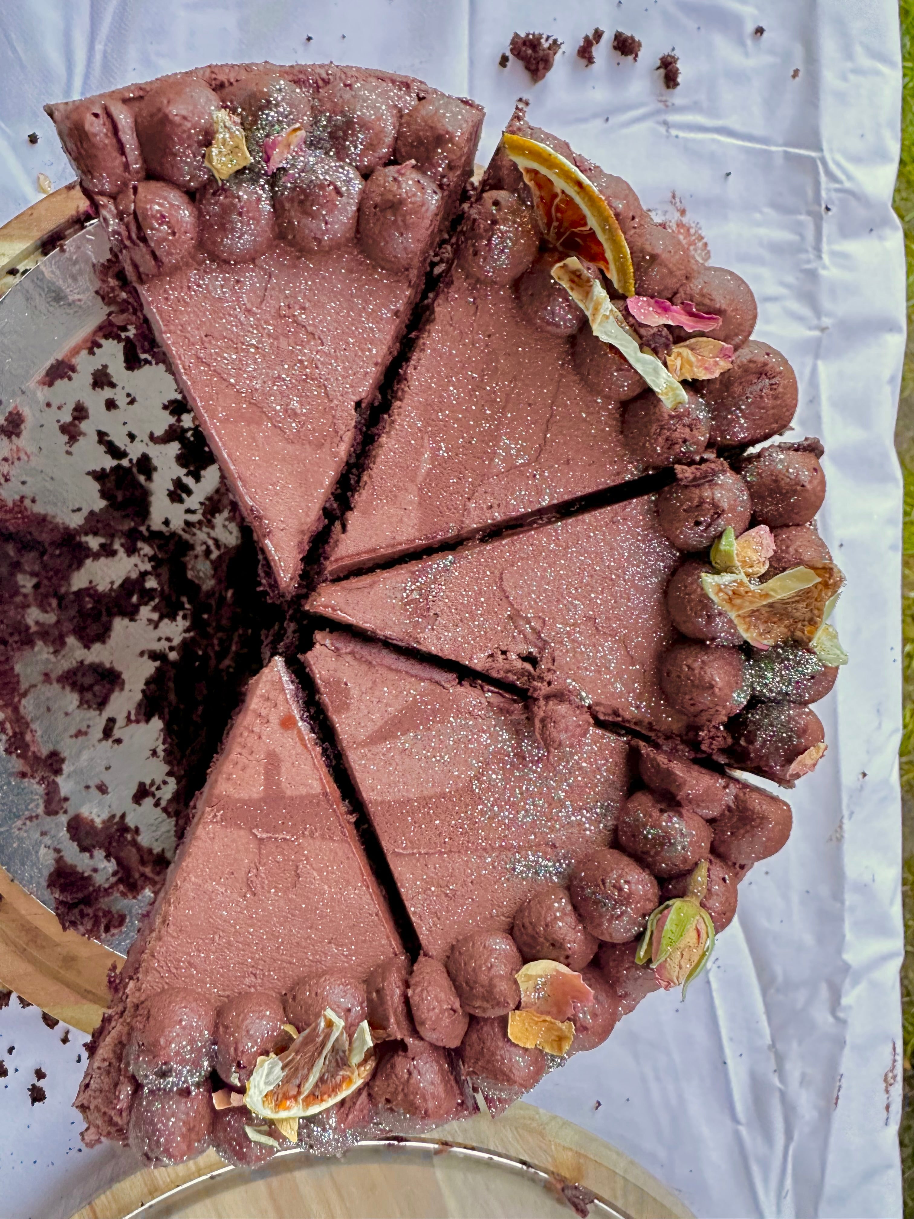 Chocolate Cake by slice